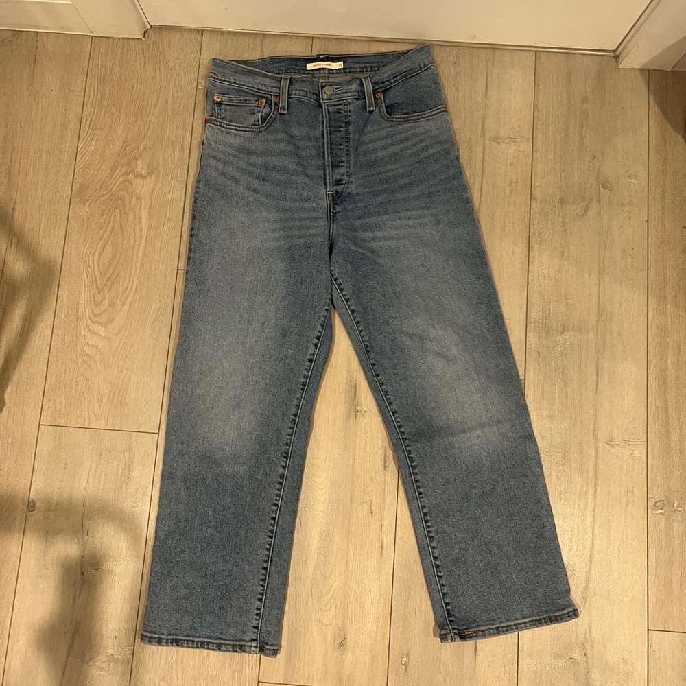 Levi's® Premium RIBCAGE STRAIGHT ANKLE WOMEN'S JEANS Size 31